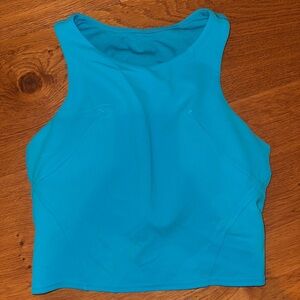 Women's Blue Sleeveless Top